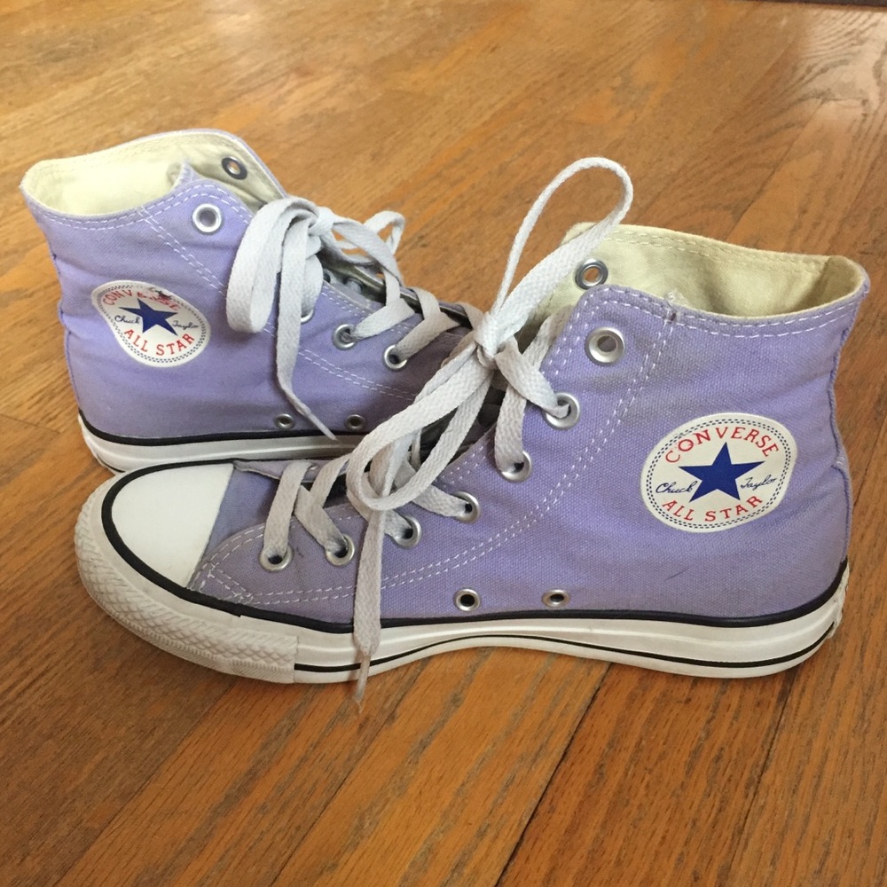 Lavender All Star Converse - rare color!